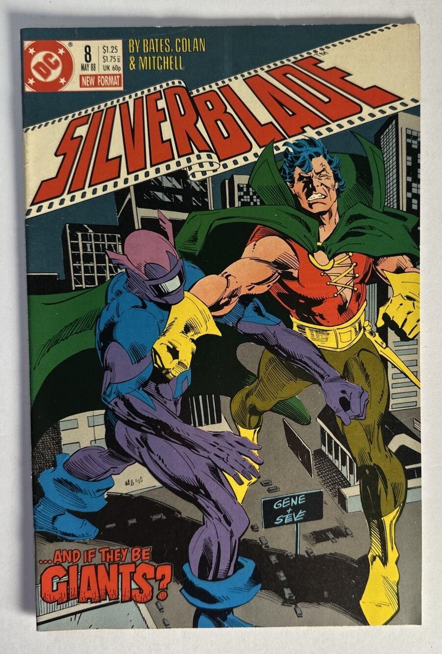 DC Comics Silver Blade May 1988 Issue #8 Comic Book KG